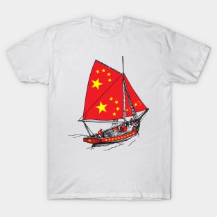 Vintage Proud of China Sailor with Chinese Pride T-Shirt